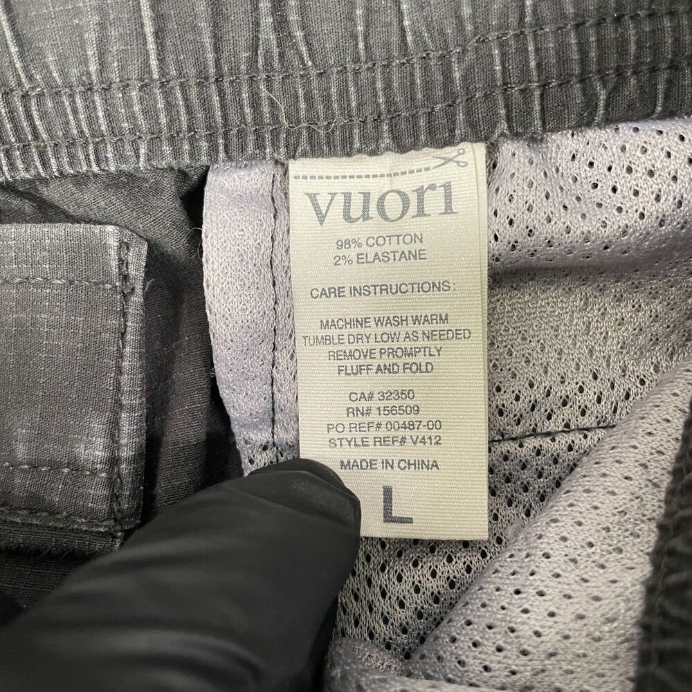 Vuori Ripstop Climber Pants Mens Size Large Gray Stretch Cotton Blend V412 - Picture 9 of 15
